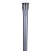 Domus Lighting Lighting Domus BL-300-1M-KIT - Conical Louvred Bollard Head 1M Kit Garden Light Powder Coated Finish Lights-For-You BL-300-1M-KIT